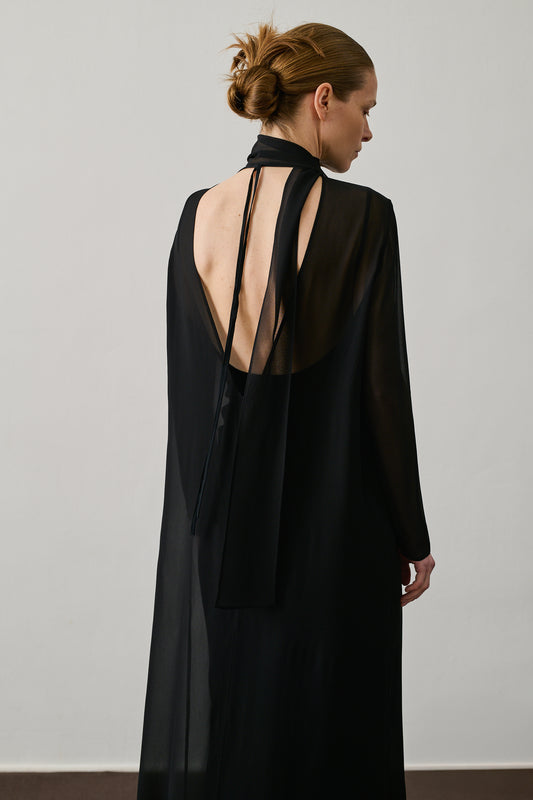 Robe Viktorija - Noir - Viscose - Femme