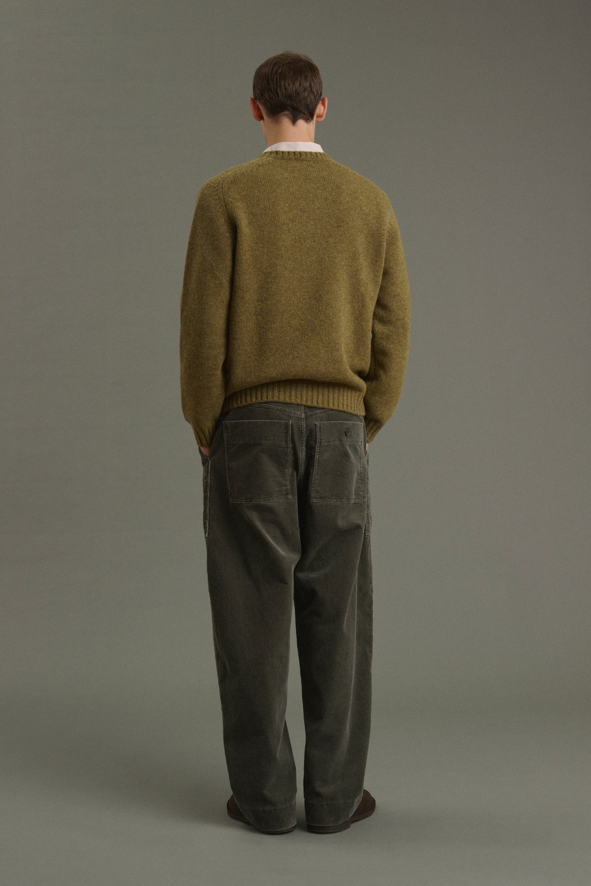 Trousers Kurtis - Grey-Green - Cotton - Men