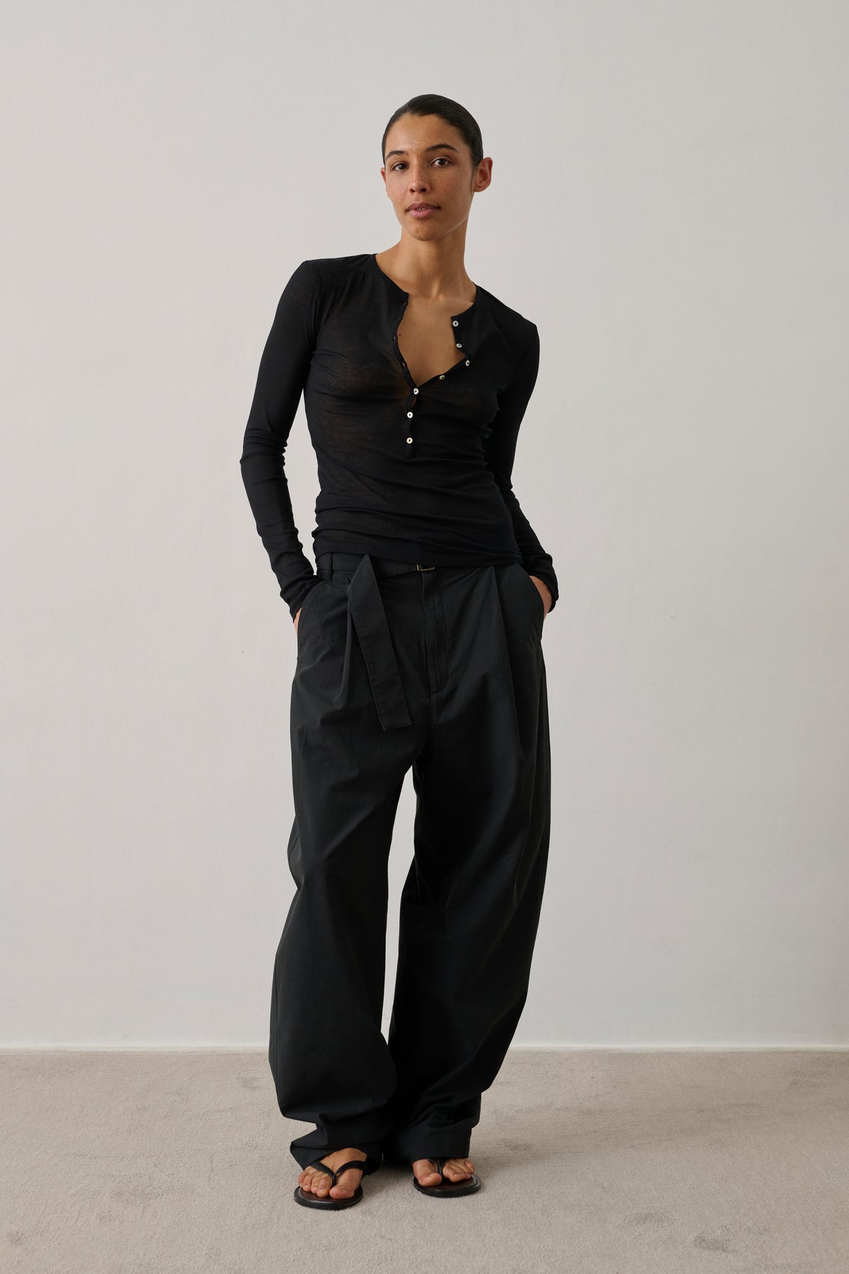 Tee-Shirt Isabella - Noir - Coton - Femme vue 1