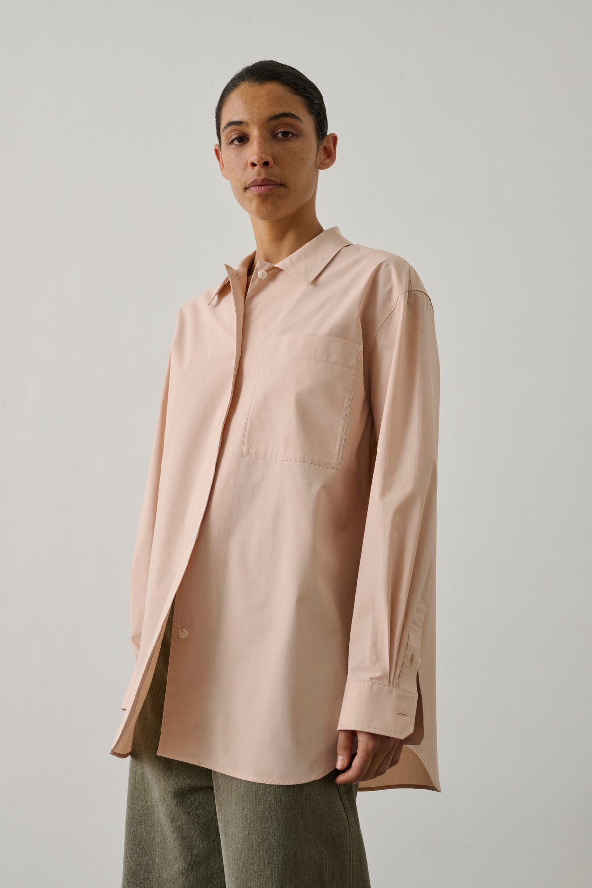 Chemise Itaque - Rose Blush - Coton - Femme vue 3