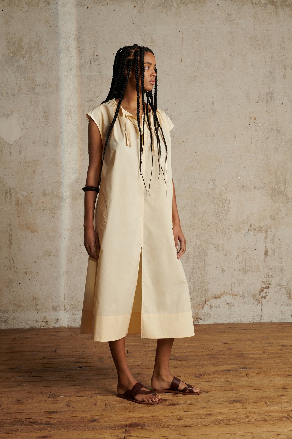 TAMARIS OFF-WHITE DRESS vue 1