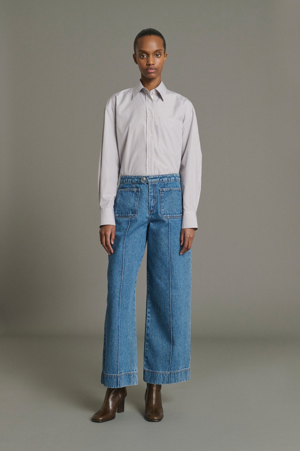 Jeans Harry - Faded Blue Flared Femme - Soeur vue 5