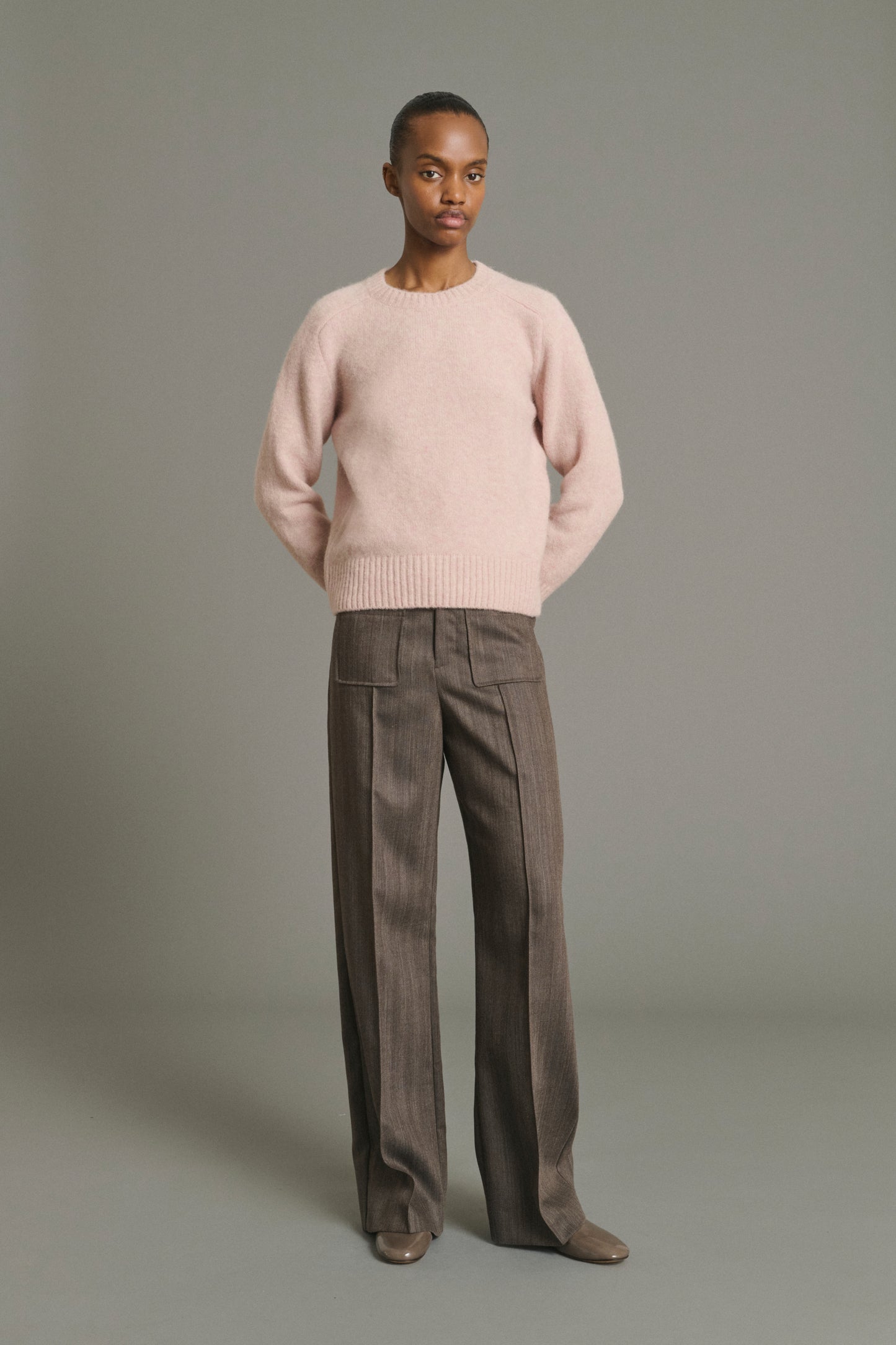 Envie Pullover - Pale Pink - Wool - Women