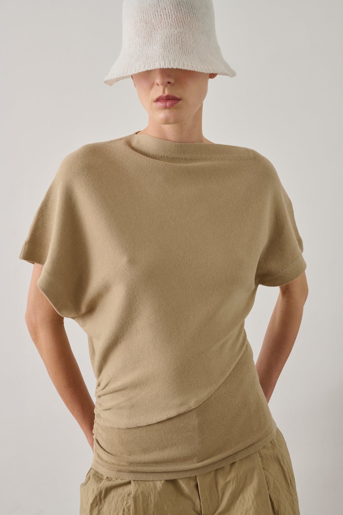 Chapeau Ivor - Blanc Cassé - Femme vue 2