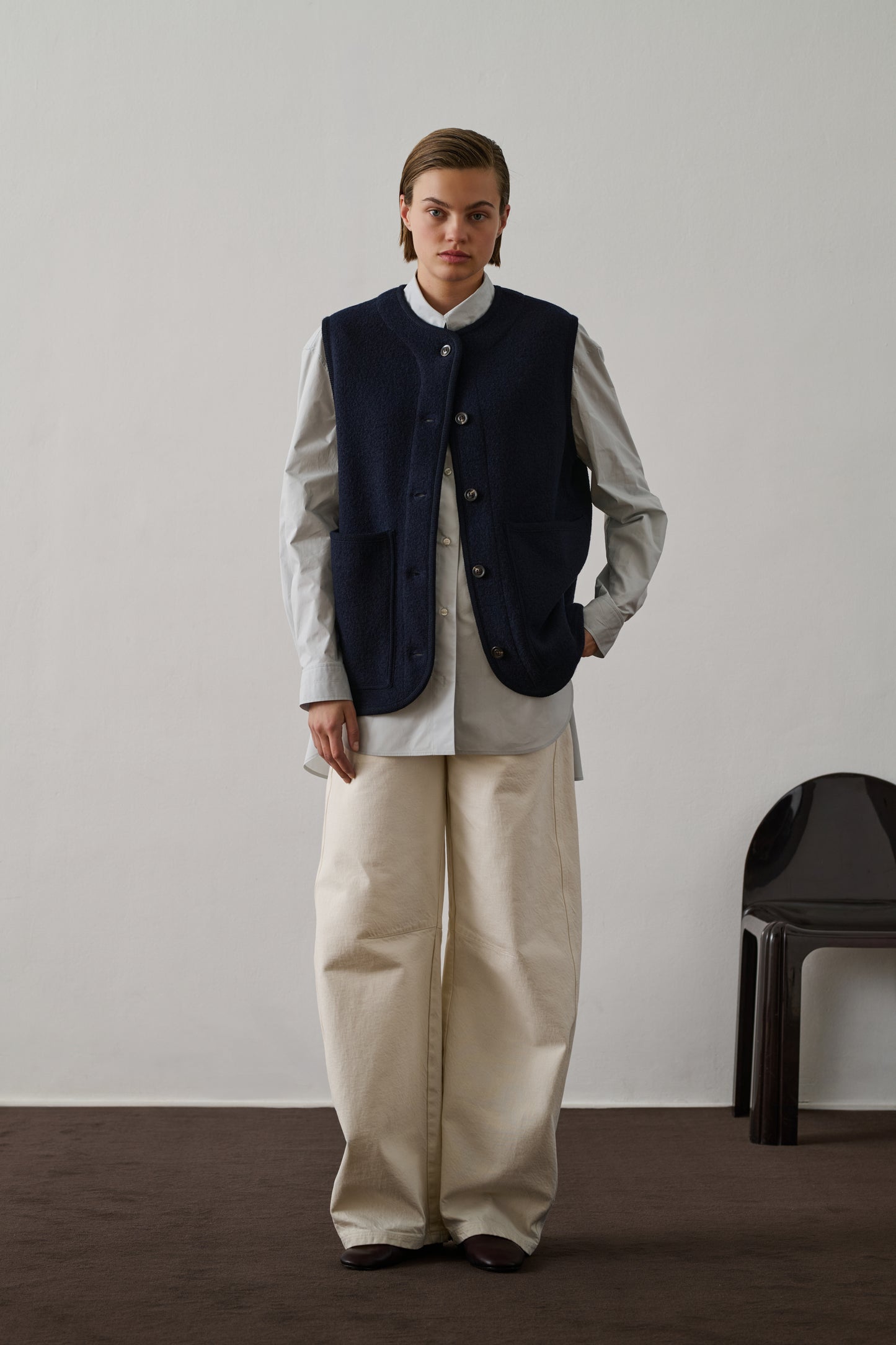 Veste Chicago - Navy - Laine - Femme