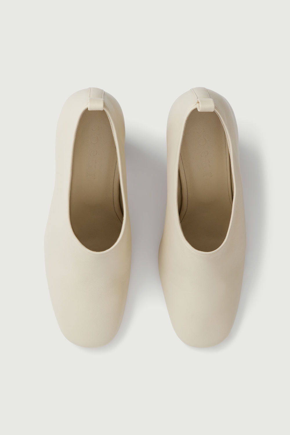 Escarpins Thea - Ivoire - Cuir - Femme vue 5