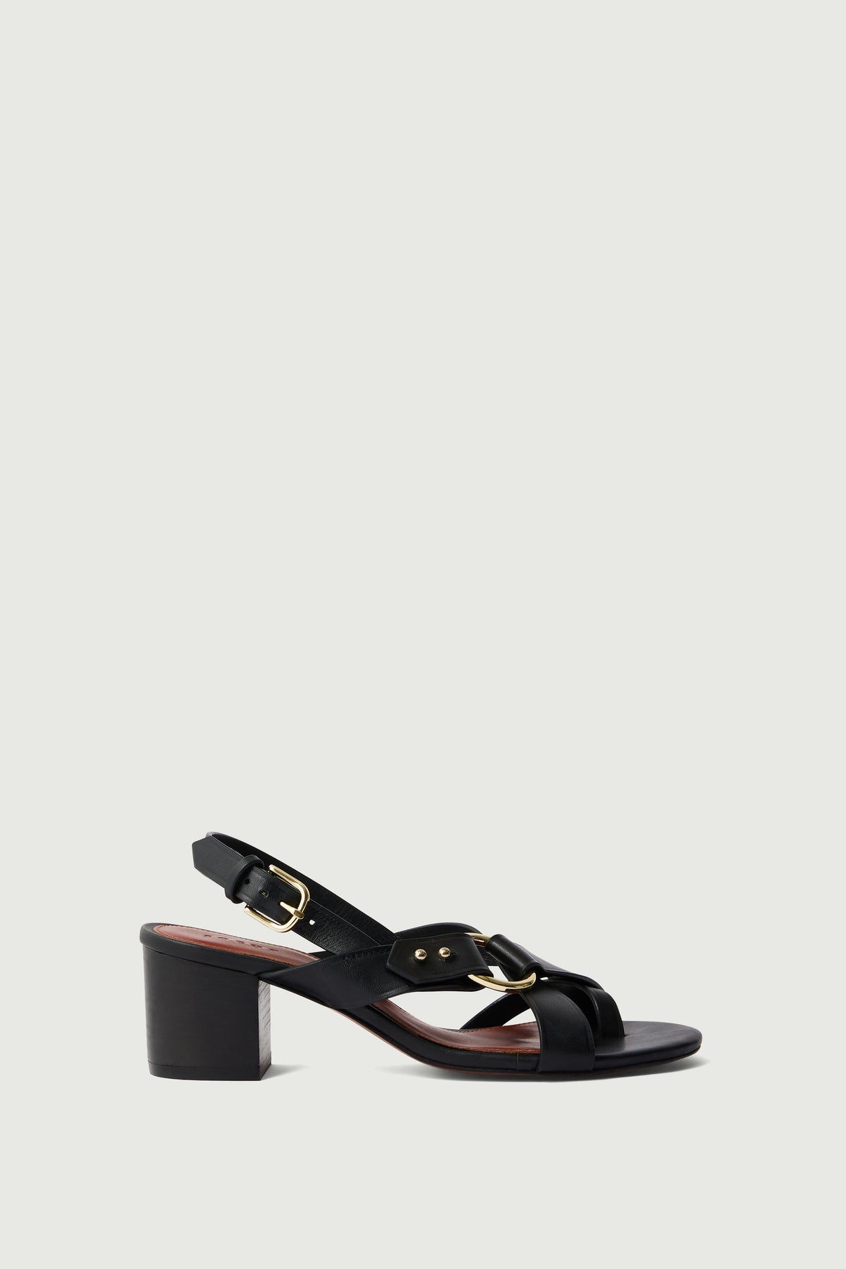 Sandales Florentine - Noir - Cuir - Femme vue 2