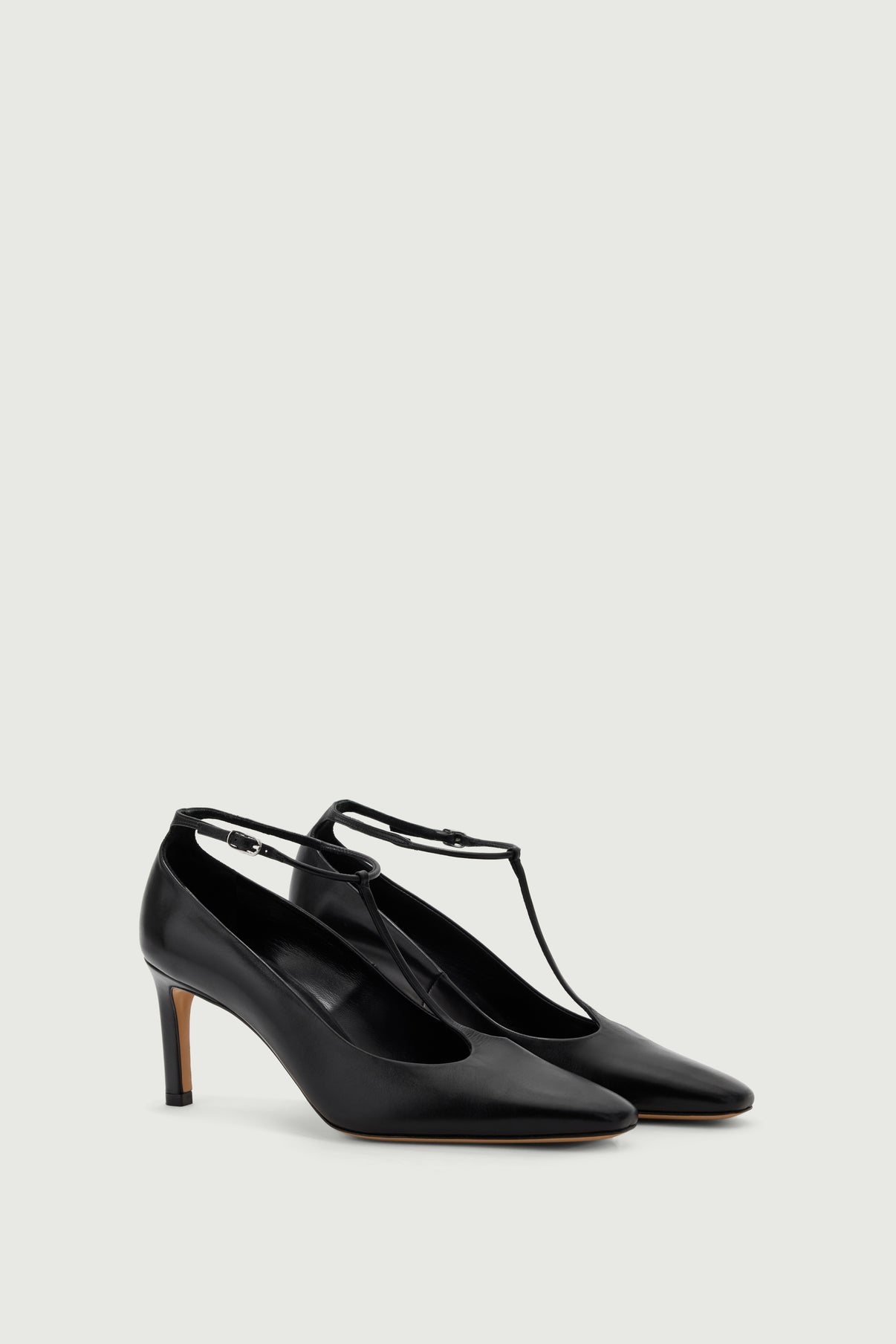 Albie heels - Black - Leather - Women vue 2
