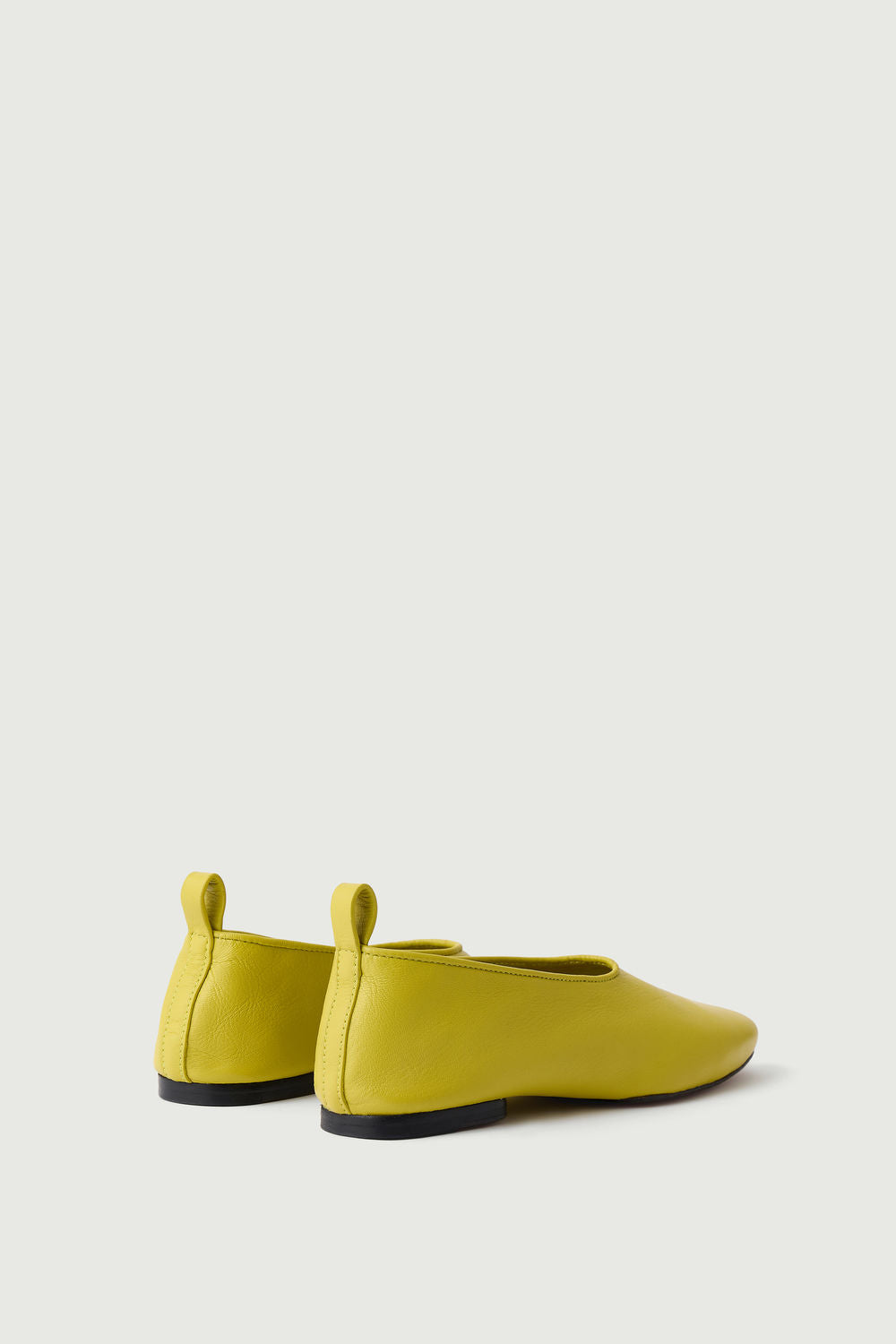 Ballerines Bala - Jaune Néon - Cuir - Femme vue 6