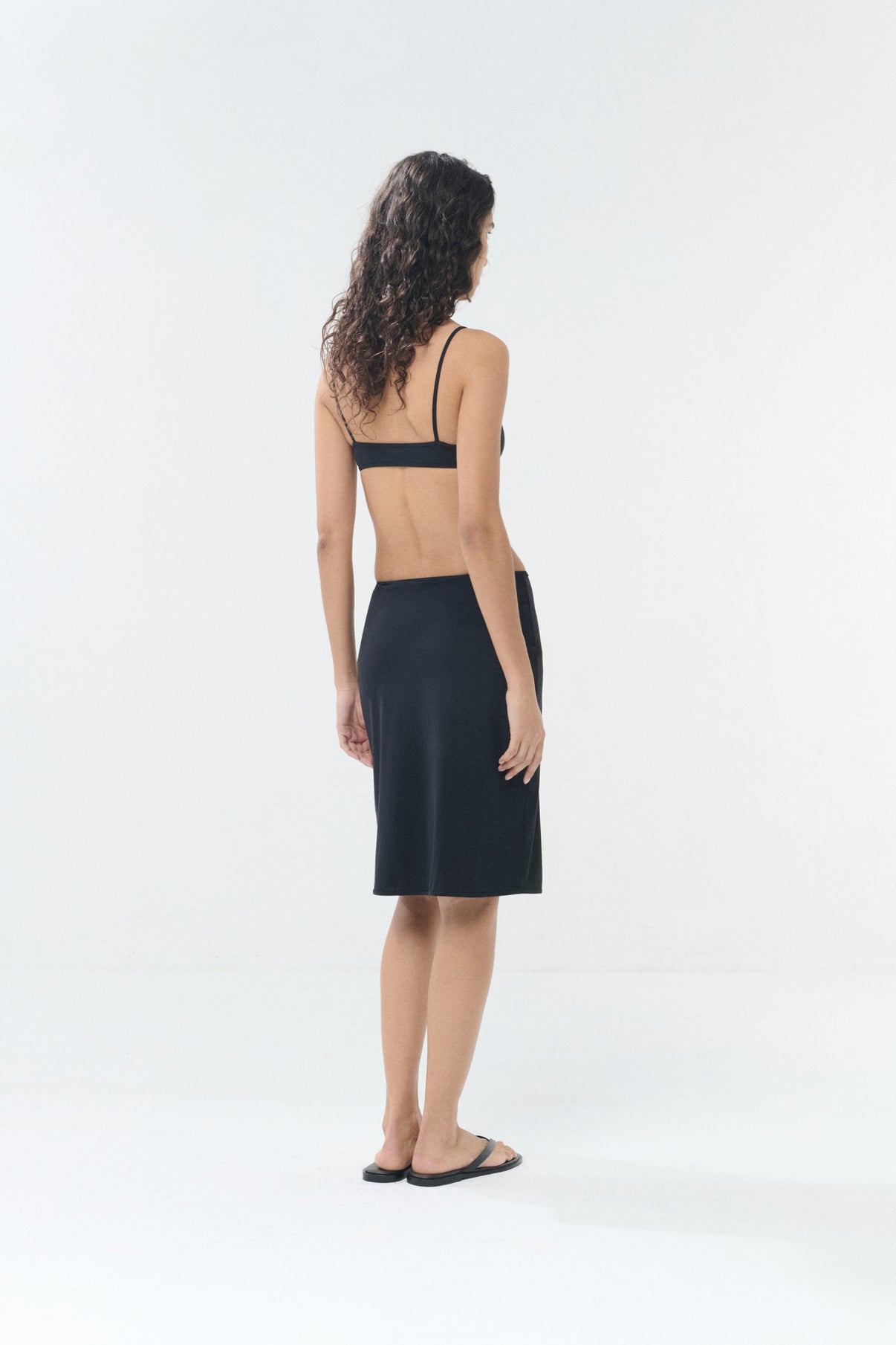 Jupe La gonna tubino - Noire - Femme vue 5