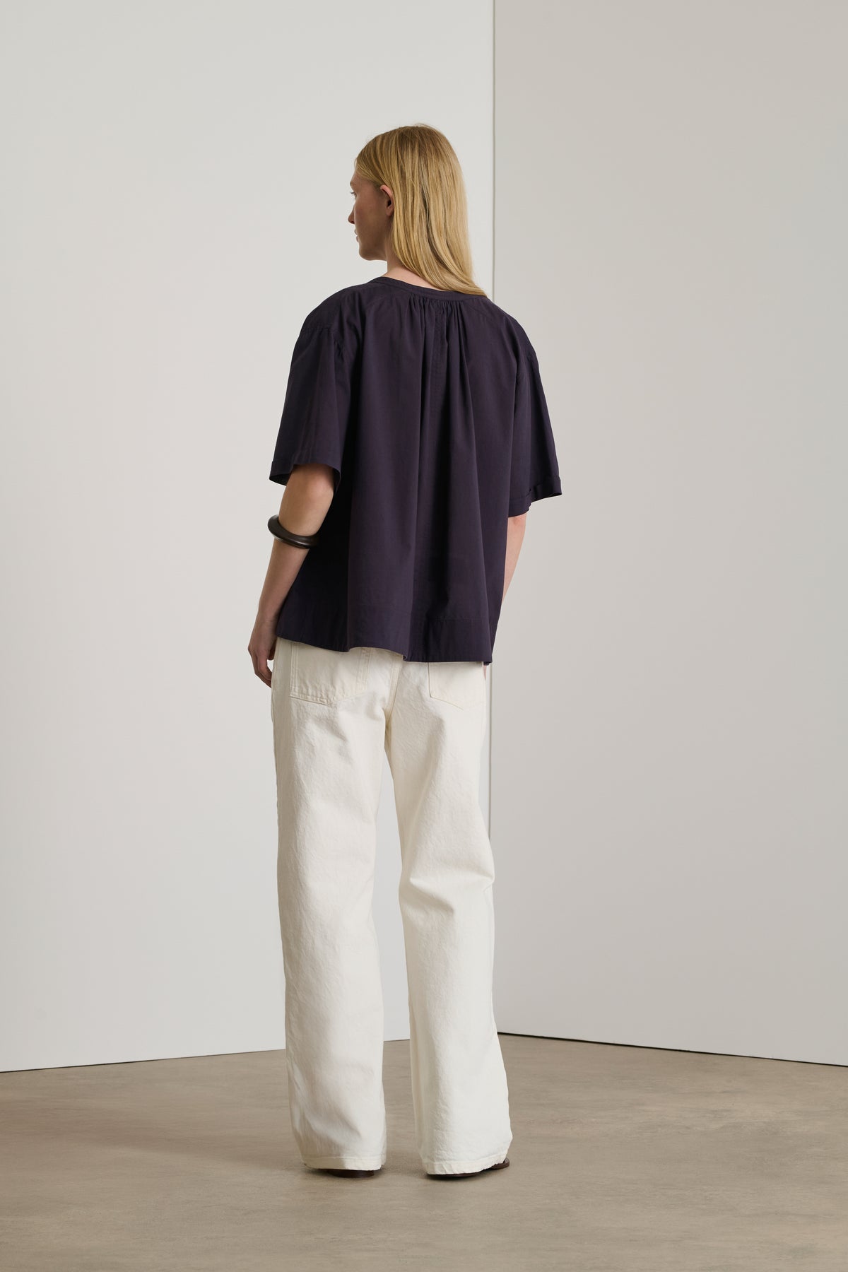 Blouse Arlette - Plum - Cotton - Women